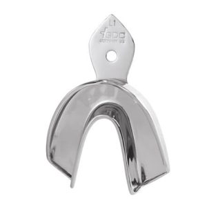 IMPRESSION TRAY DENTULOUS NON- PERFORATED LOWER XL