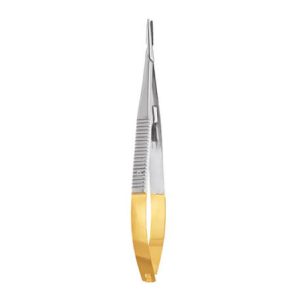 MICRO CASTROVIEJO NEEDLE HOLDER TC STRAIGHT 14CM