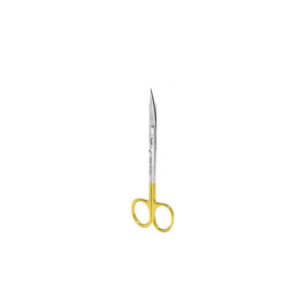 GOLDMAN FOX SCISSOR CURVED 13 CM TC